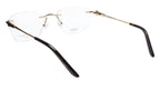 Paul Vosheront Tapered Square Gold & Ebony Acetate Optical Frame 52-18-135 37