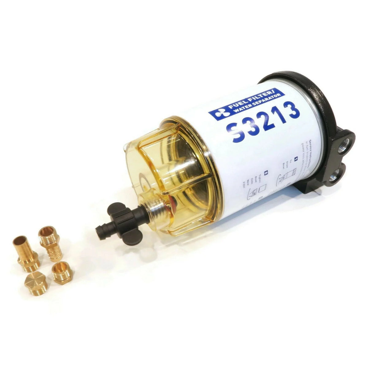 The ROP Shop | Water Separating Fuel Filter Kit For Mariner 115 HP EFI, SeaPro 2B095049 & Up