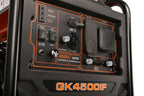 Genkins 4500 Watt Portable Inverter Generator Open Frame Reduce Noise level by 50%
