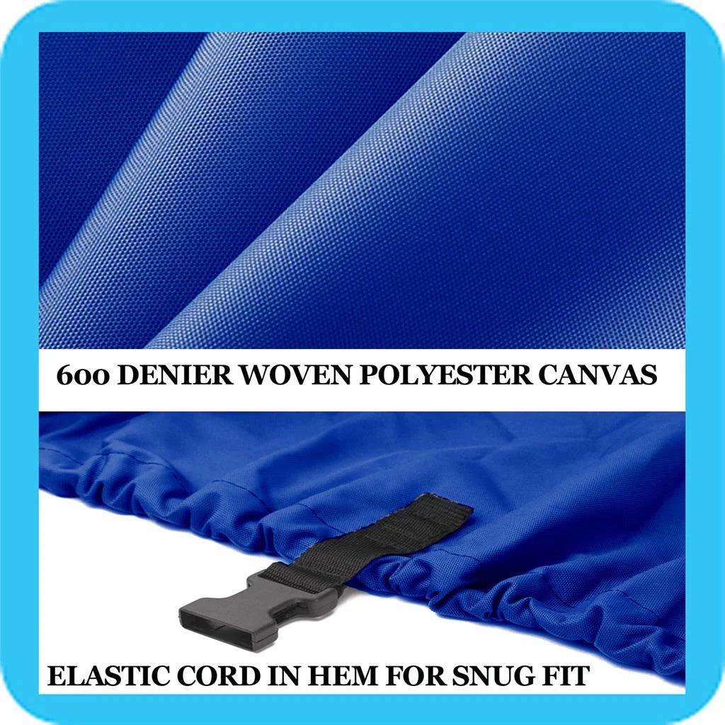 BLUE, GREAT QUALITY BOAT COVER Compatible for Lund 16 Tyee Rebel Special 1990