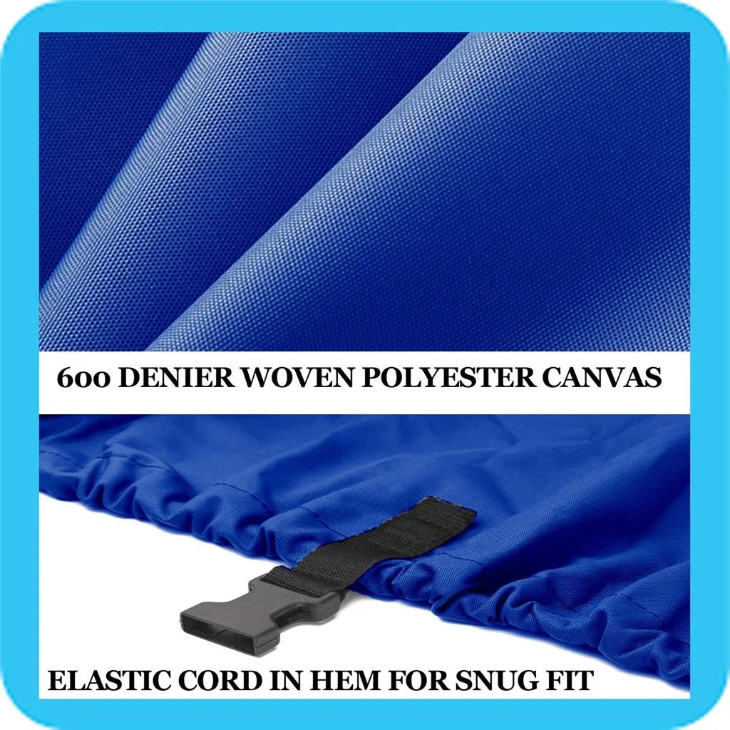 BLUE, GREAT QUALITY BOAT COVER Compatible for GALAXIE 2000 JUPITER/TOMCAT I/O ALL YEARS