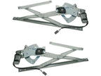 Front Window Regulator and Motor Kit 2 Piece - Compatible with 1991 - 2001 Ford Explorer 1992 1993 1994 1995 1996 1997 1998 1999 2000