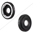 MD- Lens Mount Adapter Ring with Corrective Lens for Minolta MD Lens to Fit for Canon EF Camera Focus Infinity