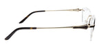 Paul Vosheront Tapered Square Gold & Ebony Acetate Optical Frame 52-18-135 37