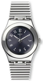 Swatch YLS186G Starling Midnight Face Stainless Steel Individuals Watch