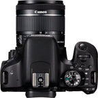 Canon EOS 800D (Rebel T7i) 18-55mm IS STM Lens Bundle SanDisk 32gb SD Card + 3PC Filter Kit
