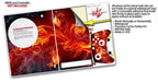 WraptorSkinz Skin Wrap compatible with the 2020 XBOX Series S Console and Controller Fire Flower (XBOX NOT INCLUDED)