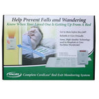 Smart Caregiver Cordless Bed Exit Monitoring System Alarm with Bed Pressure Sensing Pad - Help Prevent Falls and Wandering While Edge 2 Piece Set