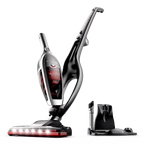 ROOMIE TEC Cordless Vacuum Cleaner, 2 in 1 Handheld, High-Power 2200mAh Li-ion Rechargeable Battery, with Corner Lighting and Upright Charging Base