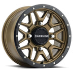Raceline Krank 14" Bronze Wheels 27" BFG KM3 Tires Can-Am Commander Maverick Renegade Outlander Final Point