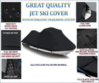 Dark PWC 600D JET SKI Cover Compatible for Polaris Genesis FI 2001