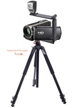 LED High Power Video Light (Super Bright) For Canon VIXIA HF R300 (Includes Mounting Brackets)