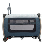 Monbebe Willow Rocking Play Yard with Full Size Bassinet, Plaid
