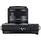 Canon EOS M200 Mirrorless Digital Camera with 15-45mm Lens Ebony - Essential 64GB Bundle