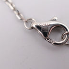 Pre-Owned CARTIER Cartier Trinity necklace CRB7224532 K18WG ceramic diamond white gold Dark Final Point 750 (Good)