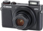 Canon Powershot G9 X Mark II Point & Shoot Digital Camera Bundle w/Tripod Hand Grip, 64GB SD Memory, Case and More Midnight