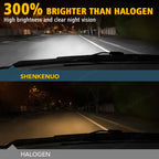 For Ram 1500 2019-2022 Front LED Headlight High Low Beam White Bulbs 9005+H11