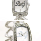 Pre-Owned D&G Ladies Watch Crystal Silver Display (Fair)