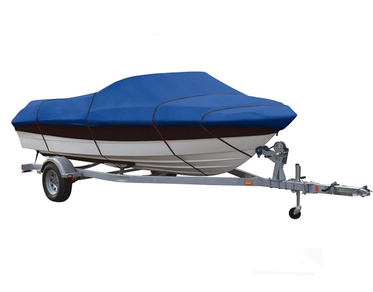 BLUE, GREAT QUALITY BOAT COVER Compatible for GALAXIE 2000 JUPITER/TOMCAT I/O ALL YEARS