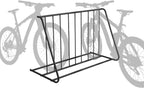 YGDU 6-Bicylce Capacity Steel Channel Double-Sided Bike Rack Stand/Grid Bicycle Parking Storage Holder, Dark