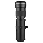 Suzicca Camera MF Super Telephoto Zoom Lens F/8.3-16 420-800mm T Mount with Adapter Ring Universal 1/4 Thread Gentlemen for Canon EF-Mount Cameras 80D 77D 70D 60D 60Da 50D 7D 6D 5D T7i T7s T6s T6