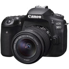 Canon EOS 90D DSLR Camera with 18-55mm, 75-300mm Lens, SanDisk 64GB Card, Backpack, Flash, Tripod and ZeeTech Accessory Bundle