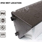 Antec 40W Outdoor LED Wall Pack Light, 5000 People 5000K, 100-277VAC, UL/DLC , IP65 Weather Resistant,