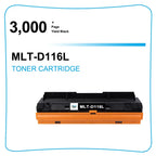 MLTD116L Toner Cartridge Compatible for 116L MLTD116L D116L MLT-D116L SL-M2625D SL-M2825DW SL-M2835DW Dark 2 Pack)