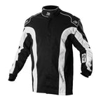 K1 RaceGear Triumph 2 Jacket - Ebony White - 5XS 28 21-TR2-NW-5XS