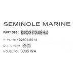 Sailfish Boats Head Storage Box 51-9013 | 23 3/4 x 13 5/8 Inch Starboard