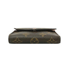 Pre-Owned Wallet Portefeuille Victorine Brown Pink Rose Ballerine Monogram M62360 Trifold NZ3119 LOUIS VUITTON Ladies (Good)