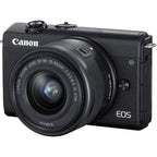 Canon EOS M200 Mirrorless Digital Camera with 15-45mm Lens Ebony - Essential 64GB Bundle