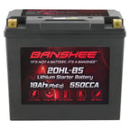 Banshee YTX20L-BS LiFePO4 Motorsports Battery Compatible with Victory V92TC Touring Cruiser Deluxe 2002 to 2002