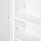 kleankin Bathroom Medicine Cabinet, Wall Mounted Mirror Cabinet, White