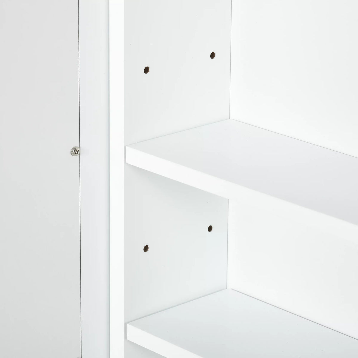 kleankin Bathroom Medicine Cabinet, Wall Mounted Mirror Cabinet, White