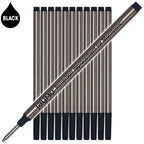Jaymo Individuals for Montblanc 105158 - Measures 4.44 in / 113 mm Long - Rollerball Pen Refill - 12 Ebony
