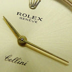Pre-Owned Cellini 3831J People Watch, Hand-wound, 750YG, Leather, Gold, Polished (Fair)