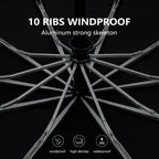 Umbrella Individuals Business 10 Ribs Wood Handle Golf Sun Umbrellas Windproof Anti UV Parasol Clear Umbrella UPF50+