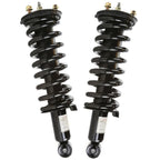 AutoShack Front Complete Struts and Coil Springs Set of 2 Driver and Passenger Side Gentlemen for 2005-2009 2010 2011 2012 Nissan Pathfinder 2005-2015 Xterra 4.0L 5.6L V6 V8 4WD RWD CST100244PR