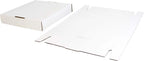 12" Vinyl Record Storage Box - Sturdy Cardboard with Removable Lid - Holds up to 90 Records or Laser Discs - Set of 10 Boxes #12BC13