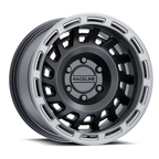 Raceline 957BS-HALO 17" Cast Aluminum Wheel, HALO SATIN Midnight W/ SILVER RING 17X8.5 6X139.7 0mm Fits select: 2015-2018 CHEVROLET SILVERADO K1500 LT, 2014 CHEVROLET SILVERADO K1500