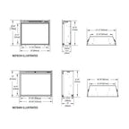 Napoleon 40 in. Built-in Electric Firebox Insert