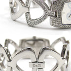 Pre-Owned D&G Ladies Watch Crystal Silver Display (Fair)