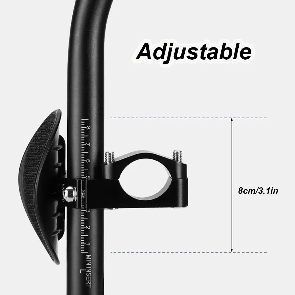 Lixada Time Trial Bike Rest Handlebar Aerobar Cycling Aluminium Alloy Arm Aero Bar for Road and Mountain Biking