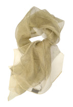 Adrianna Papell Individuals Silk Metallic Decorative Scarf Gold O/S