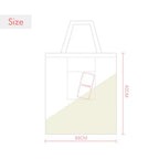 Clover Surprised Small TV Happy Original Tote Canvas Bag Shopping Satchel Casual Handbag
