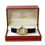 Pre-Owned Cartier Must Colise Vermeil Watch GP 590002 Gemstone Ladies CARTIER (Fair)