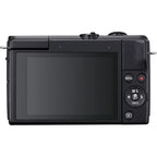 Canon EOS M200 Mirrorless Digital Camera with 15-45mm Lens Ebony - Essential 64GB Bundle