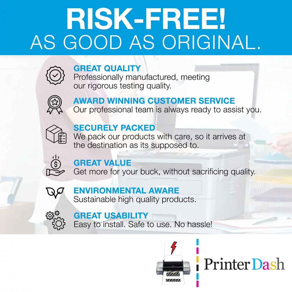 PrinterDash People for Stylus Photo R3000 Inkjet Combo Pack (C/M/Y/LC/LM) (NO. 157) (C13T157CMYLCLM)