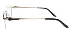 Paul Vosheront Tapered Square Gold & Ebony Acetate Optical Frame 52-18-135 37
